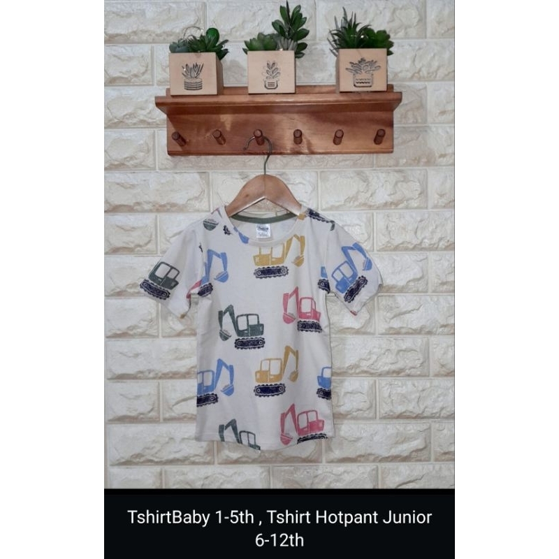 kaos anak laki-laki Zad kids 1-12 tahun