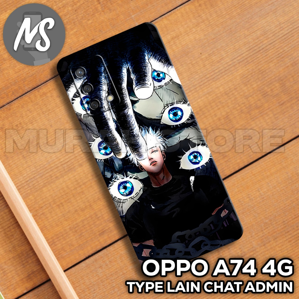 Softcase karet 0PPO A74 /MS8/motif ANIME/case OPPO A74 4G/casing OPPO A74 4G /silikon