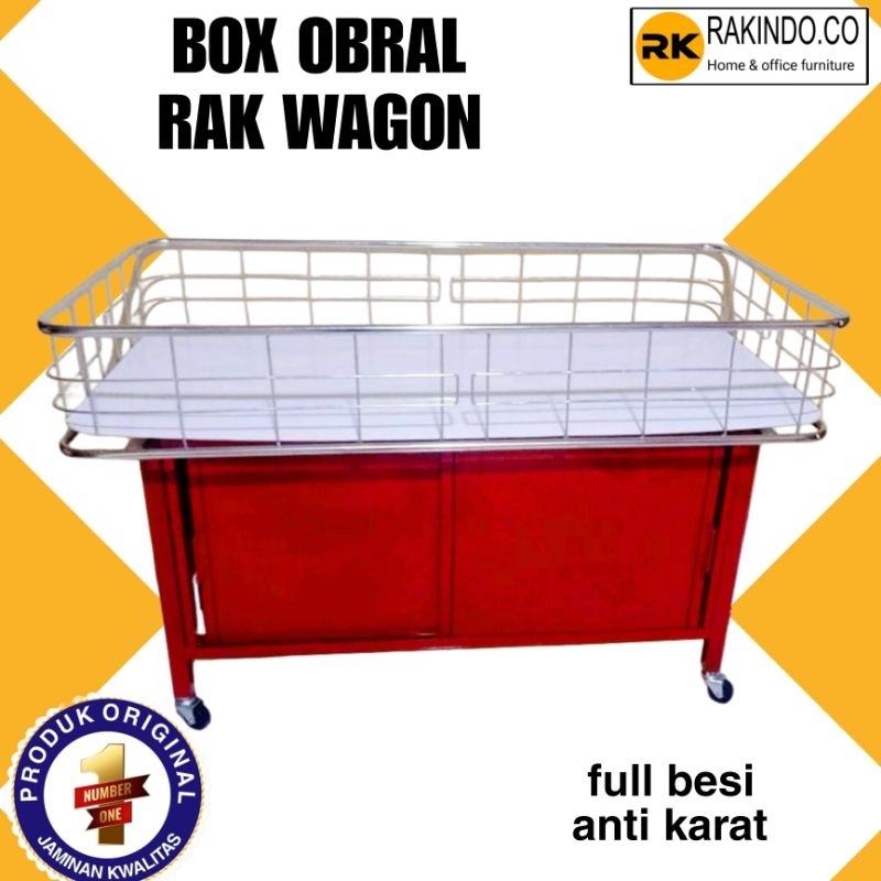 Box obral MBS box obral wagon keranjang display  toko pakaian