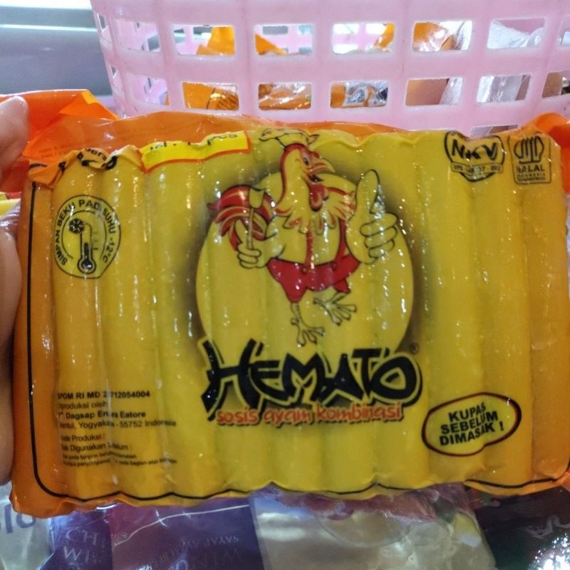 

Hemat sosis ayam 40 batang 1kg