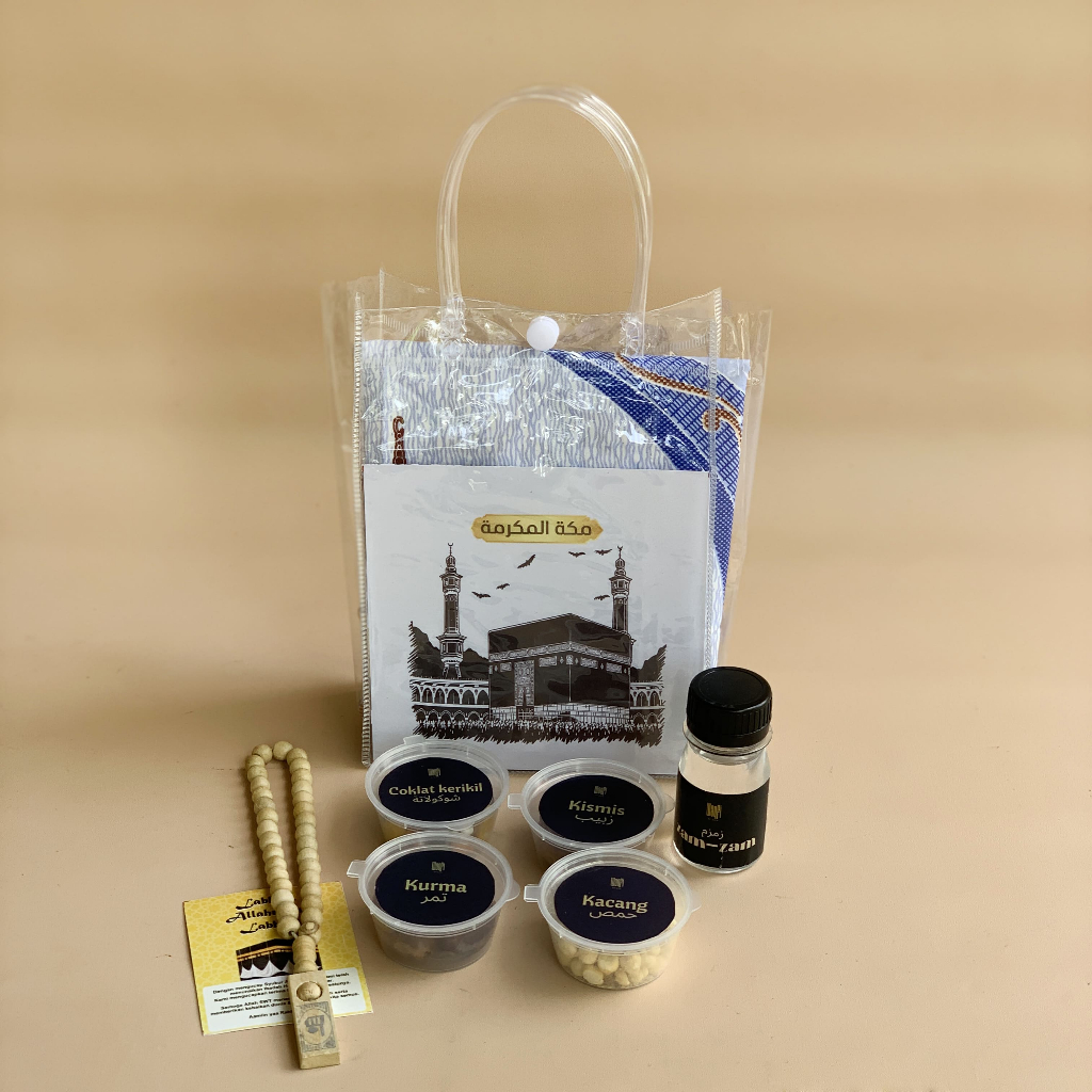 

Promo 7.7 Oleh-Oleh Umroh & Haji Dalam Tas Transparan Isi Sajadah, Snack, dan Tasbih Cantik &