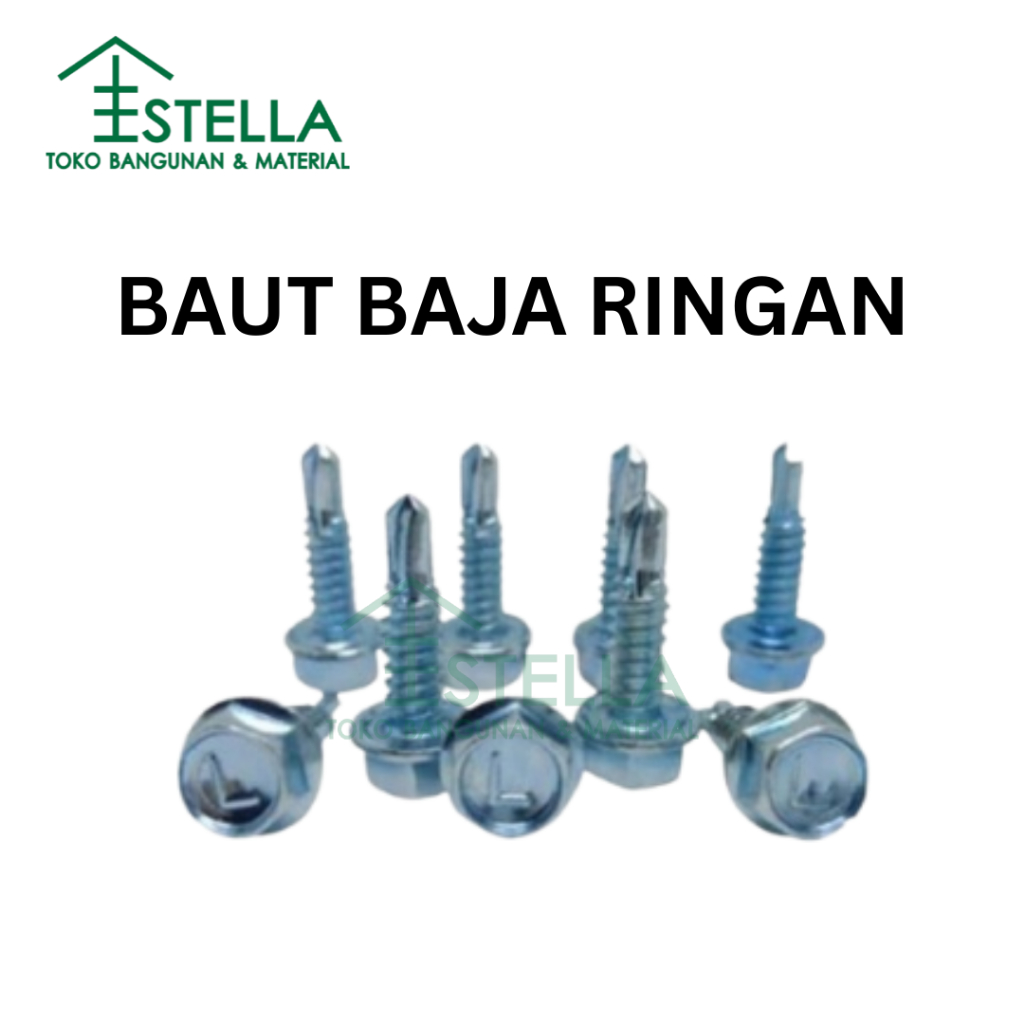 Baut baja ringan roofing merk lion asli Sekrup baja ringan /Baut Drilling / Roofing / Baja Ringan / 