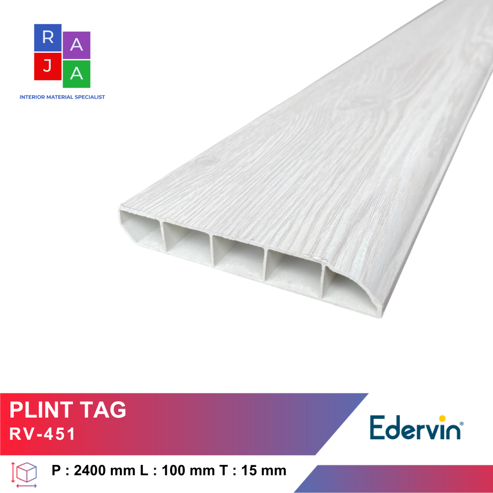 LIST Plint Dinding Bawah PVC Motif Kayu