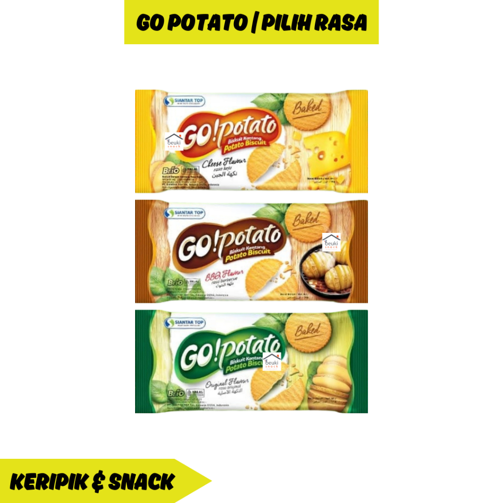 

Go Potato Brio Snack Kentang Panggang Berbagai Varian Pilih Rasa