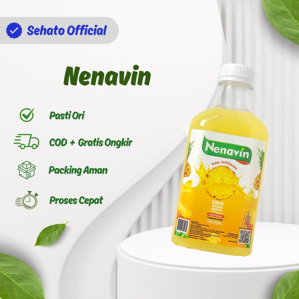 

Nenavin 300ml Original – Cuka Nanas Raw Unfiltered