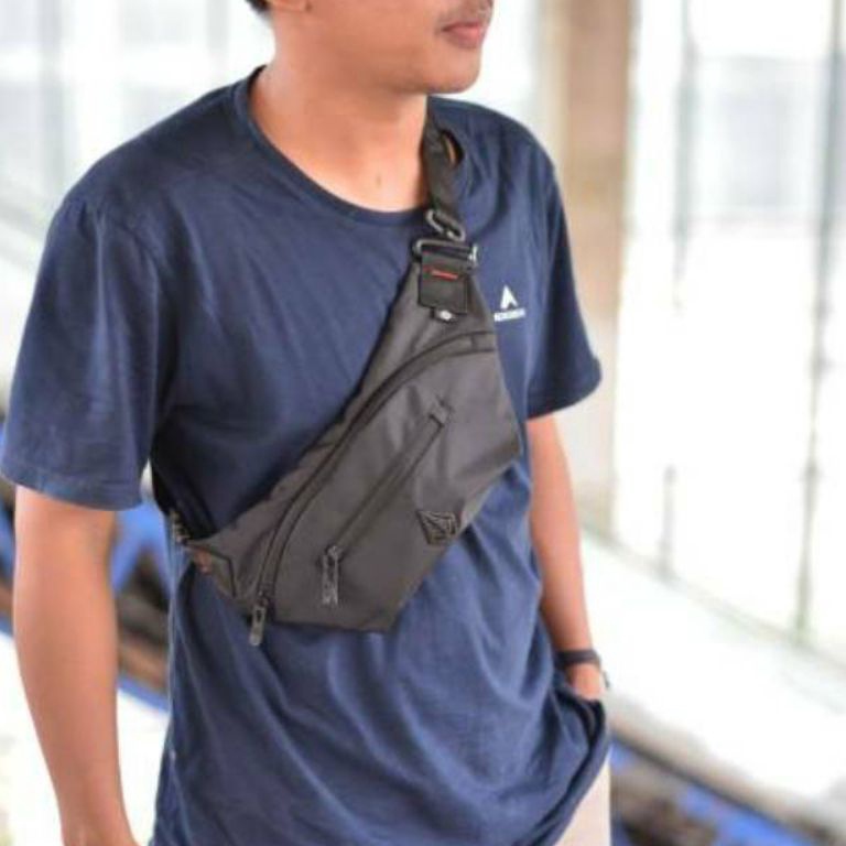 KODE B28O TAS VOLCOM WAISTBAG VOLCOM TAS SELEMPANG VOLCOM SLING BAG VOLCOM LOGO BESI
