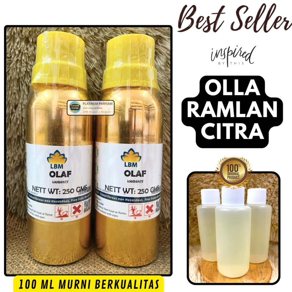 Bibit Parfum Olla Ramlan Citra Murni 100 ML Repack LBM Fragrance - THE WOMEN OLLA RAMLAN BY PARFAROM