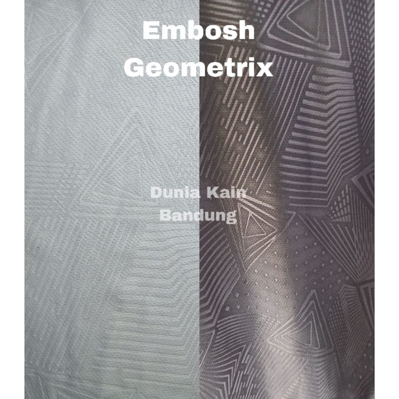 Bahan Kain Drifit Brazil Embos Geometrix Dryfit