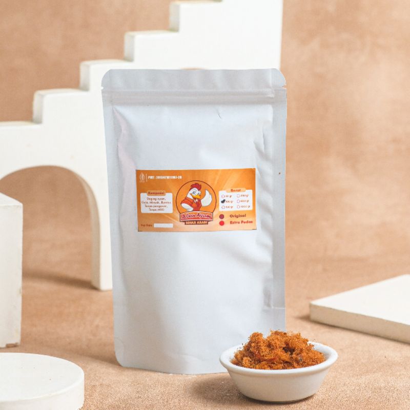 

[AYAM 100GR] ABON ASLI JOGJA ORIGINAL & EKSTRA PEDAS ENAK MANIS GURIH
