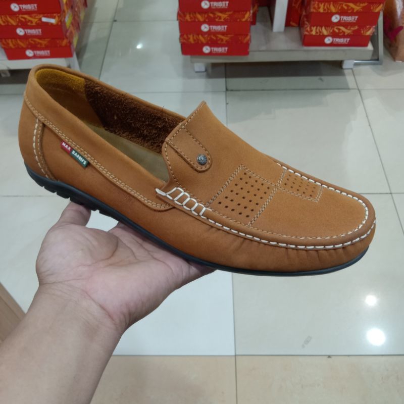 MAX BARENS SEPATU SLIP ON KULIT PRIA ORIGINAL