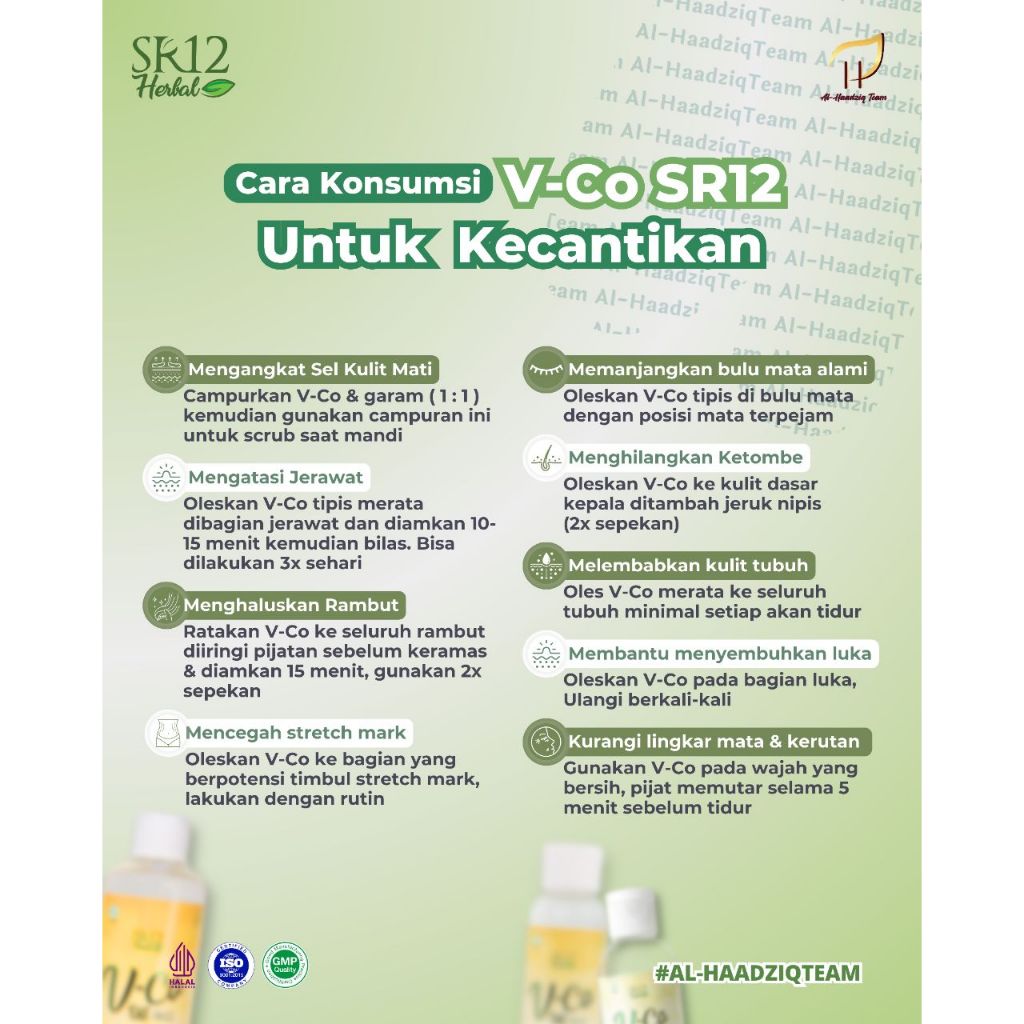 VCO - VCO SR12 - SR12 - SR12 HERBAL - HERBAL SR -