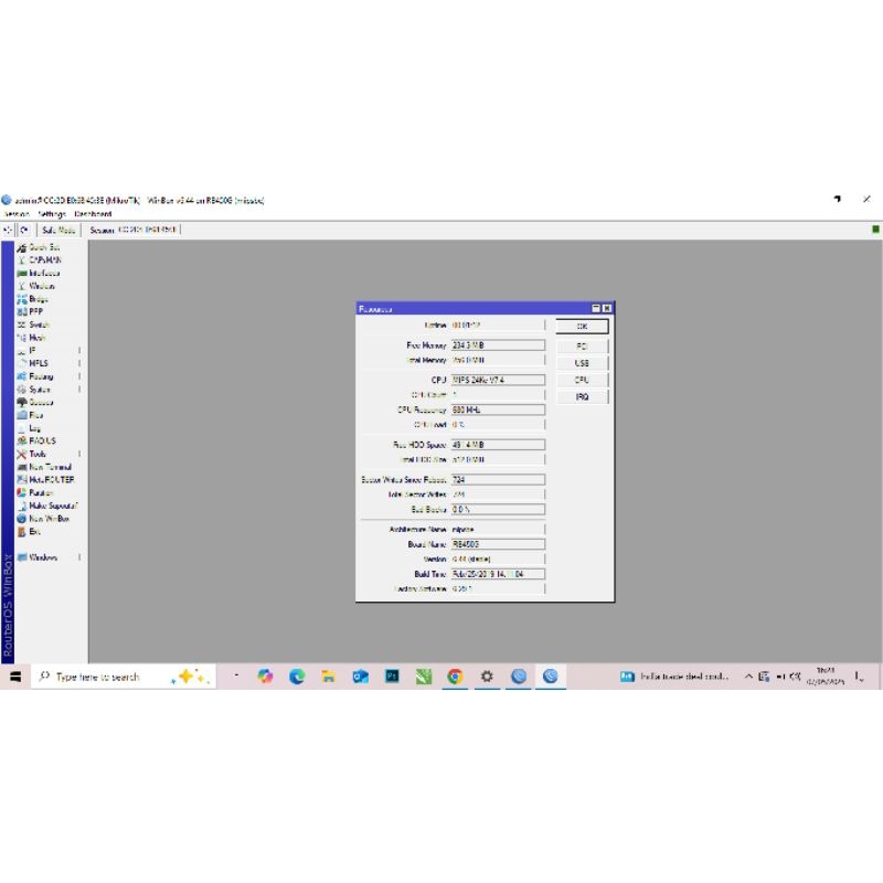 Mikrotik RB450G Second Bad Block 0.0%