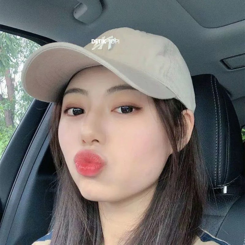 Topi Baseball Cap NY New York Yankees Cream Khaki Krem Bordir IMPORT