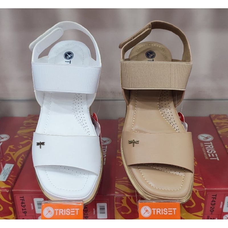 Sepatu Sandal Wedges Wanita TRISET TQ8001503 100% ORIGINAL