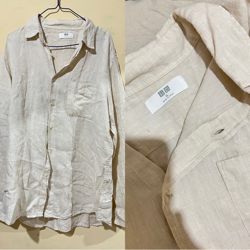 [Preloved] Kemeja UNIQLO Atasan Wanita