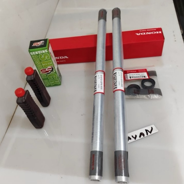 Shock depan GL 100 GL 100 shock depan GL 100 + silsok & olisok lengkap
