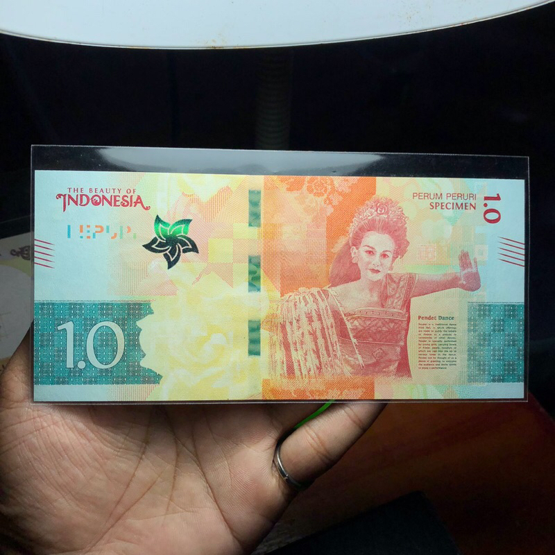 Uang Specimen 1Juta atau Testnote Penari Asli