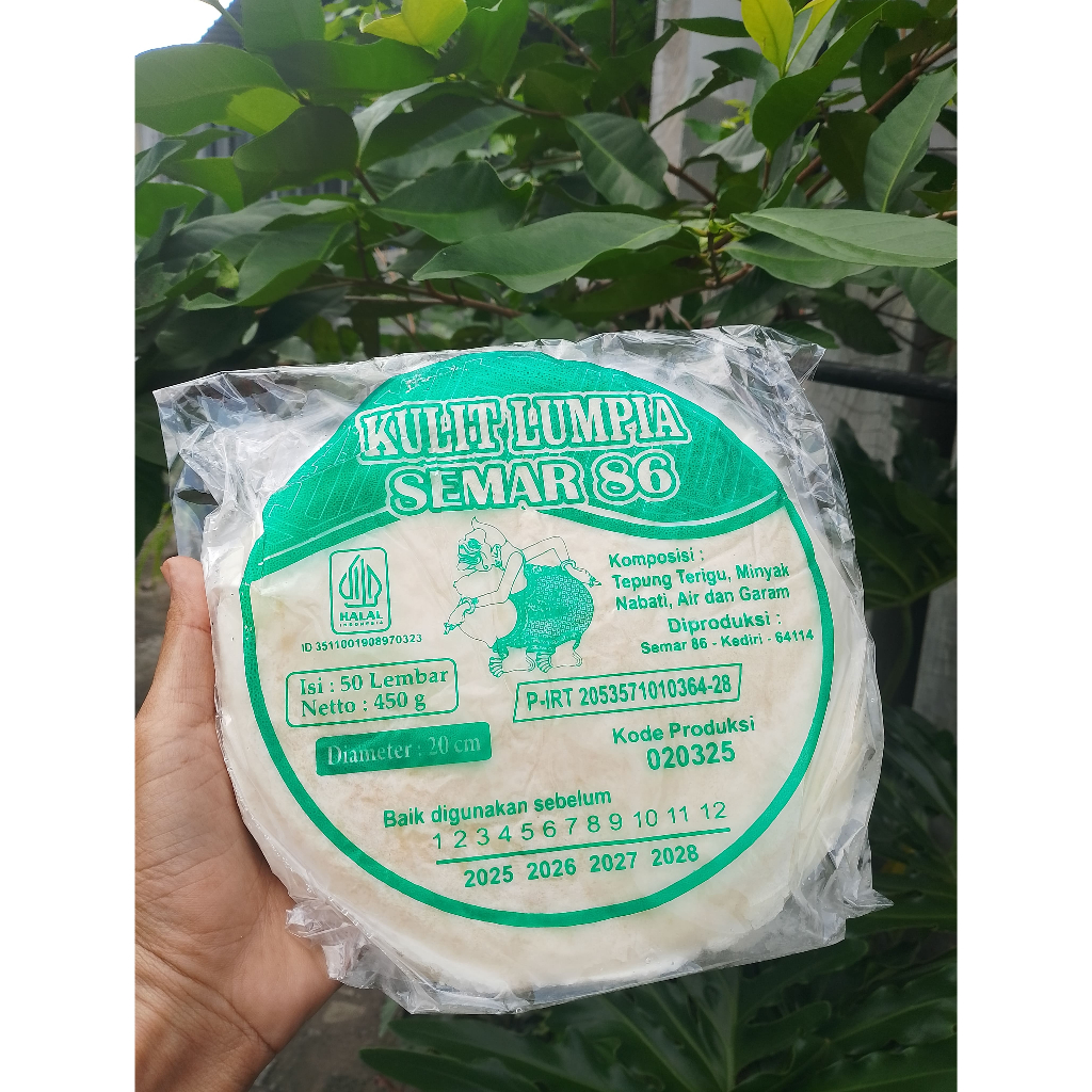 

Kulit Lumpia Semar 86 bahan Dasar Pisang Aroma Food Snack box camilan khas Cemilan Makanan khas