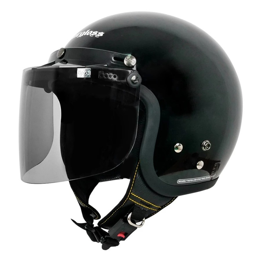 HELM CARGLOSS + KACA DATAR INJAK