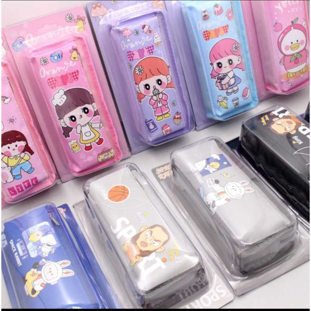 

TEMPAT PENSIL KOTAK PENSIL ANAK / Kotak Pensil Karakter / Kotak Pensil Kain Fancy/ Kotak Pensil Seleting