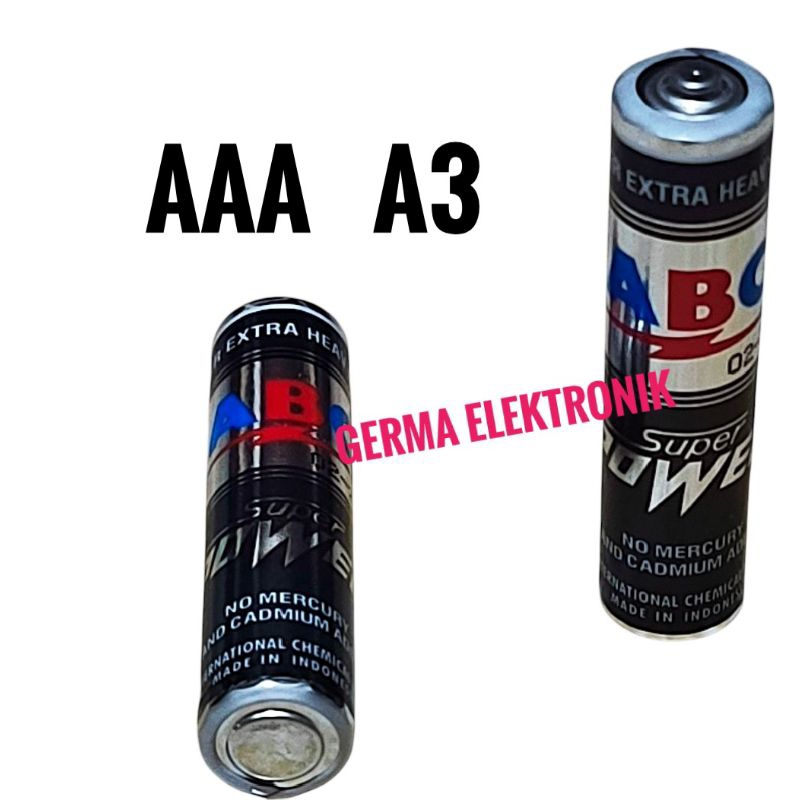 Baterai ABC super power AAA Baterai ABC super power  A3