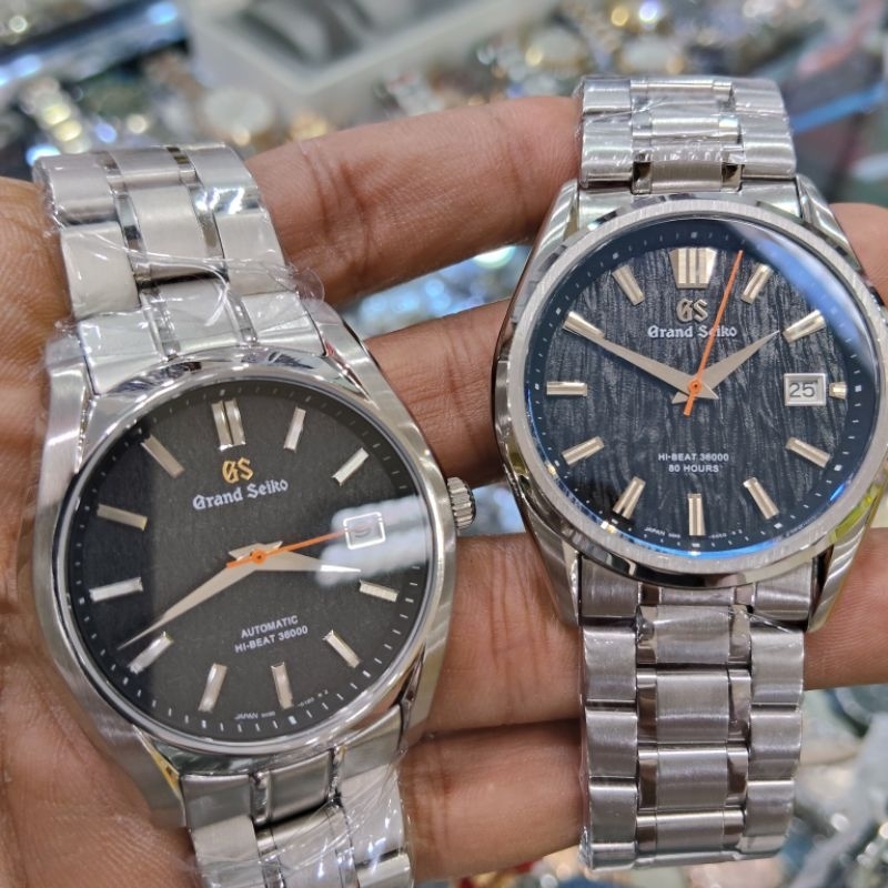 Grand Seiko Hi Beat Black Dial, Jam Tangan pria Automatic