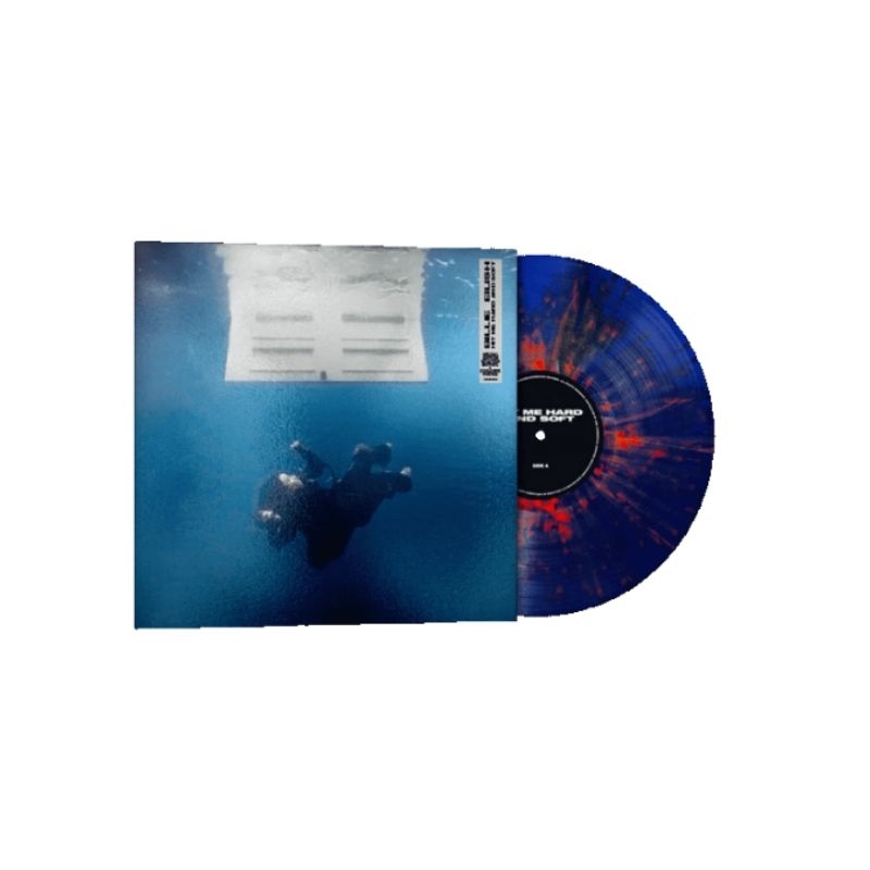 Billie Eilish - HIT ME HARD AND SOFT Anniversary Edition Vinyl Dark Blue Orange Splatter Foil Cover