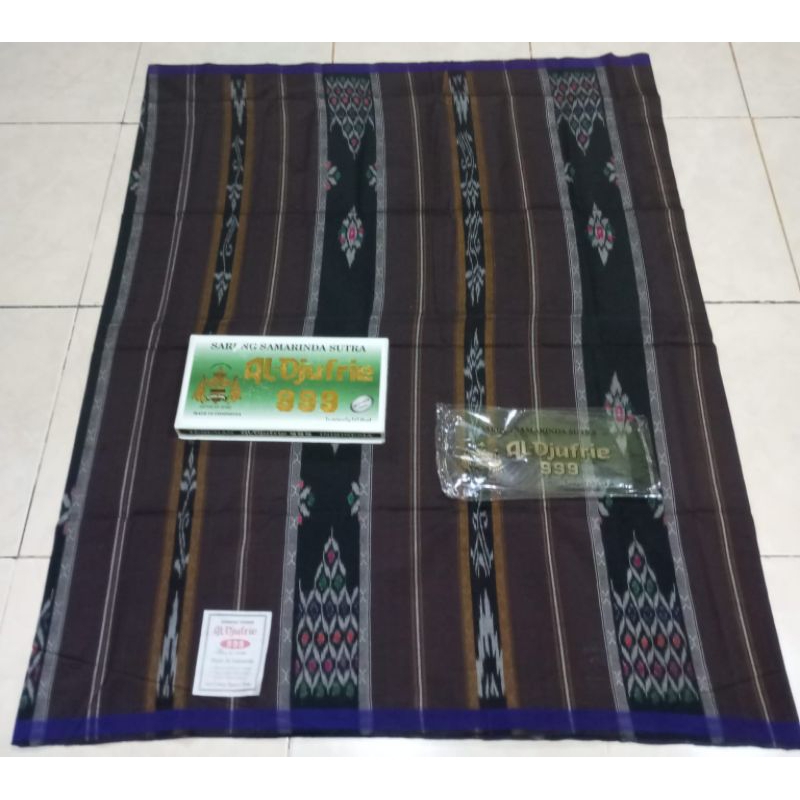 sarung Al Djufrie mahkota 999 full sutra spunslik 210/2
