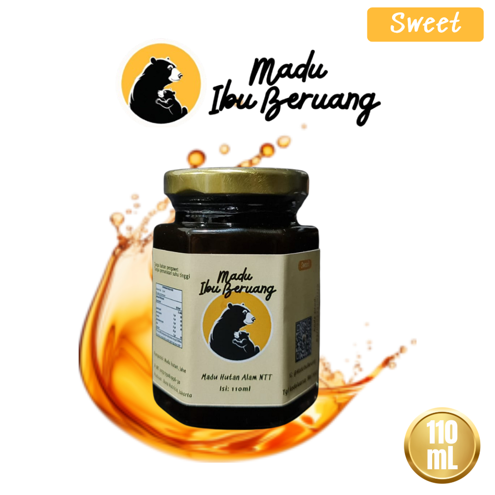 

Madu Ibu Beruang Sweet 110ml, Madu hutan asli NTT