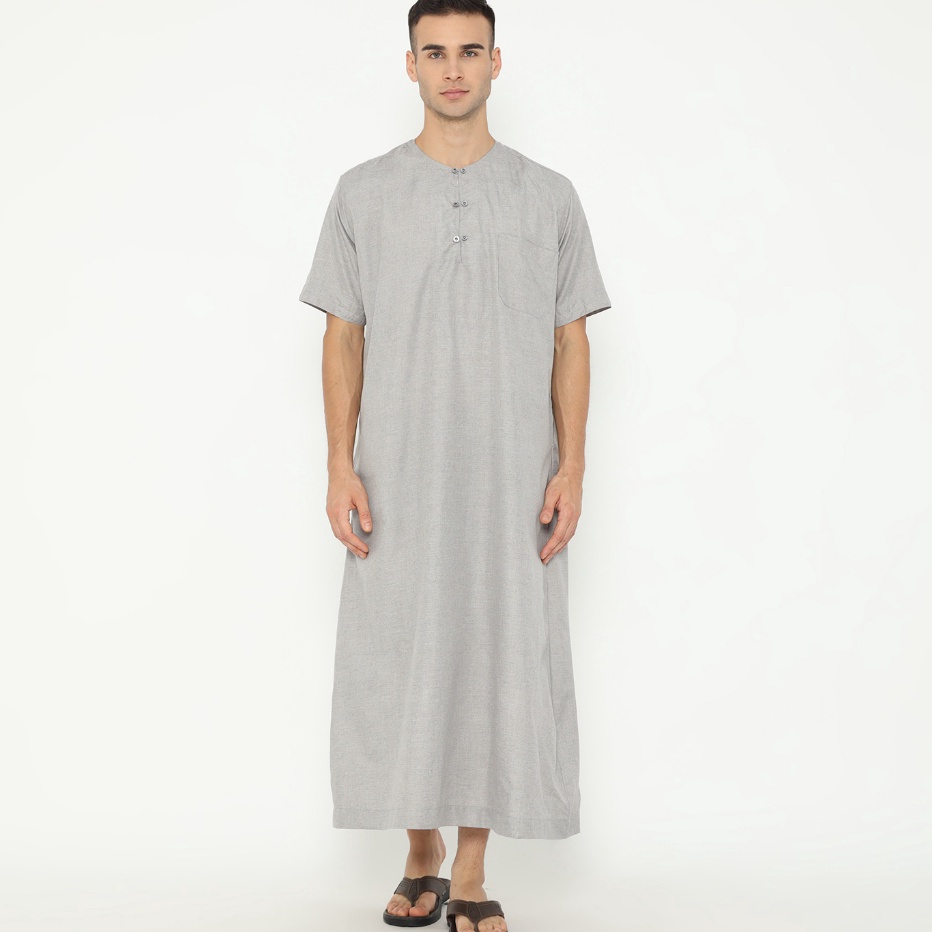 Kekinian  SHOHIB JUBAH PRIA OMAN LENGAN PENDEK