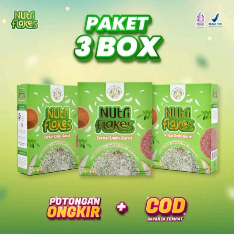 

[LEBIH HEMAT] Paket 3 Box Nutriflakes - Superfood untuk Mengatasi Asam Lambung, Maag dan GERD