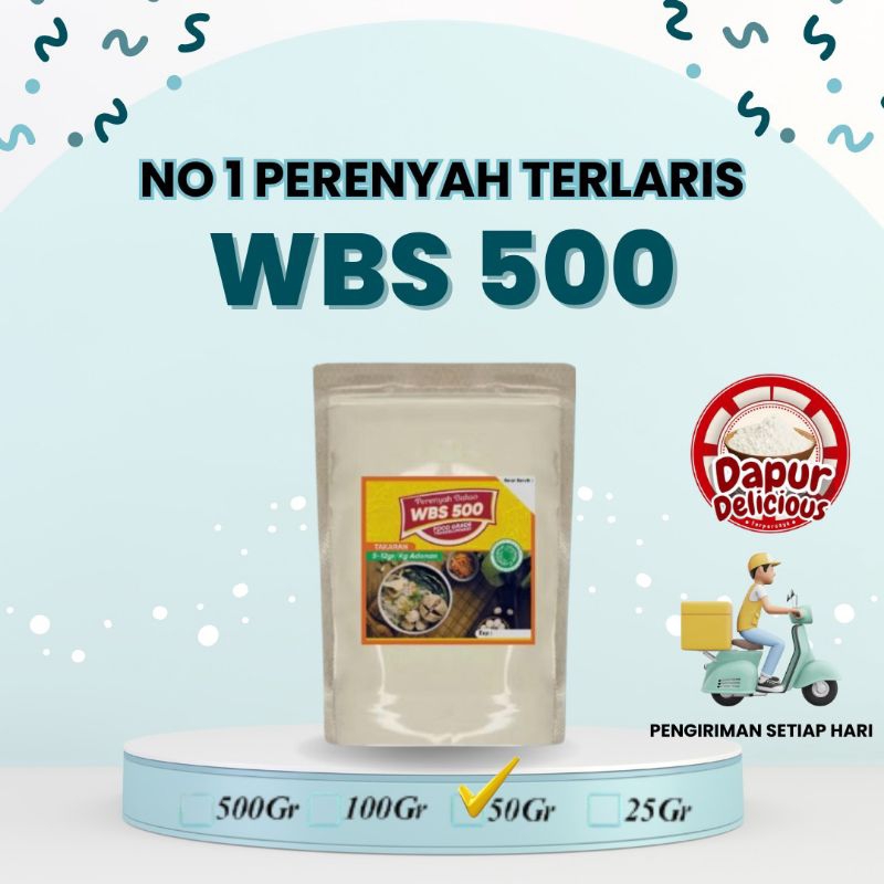 

WBS 500 (50gr) / Enzim Perenyah Kress Bakso, Sosis, Dimsum dll / Enzim Transglutaminase Perenyah KRESS