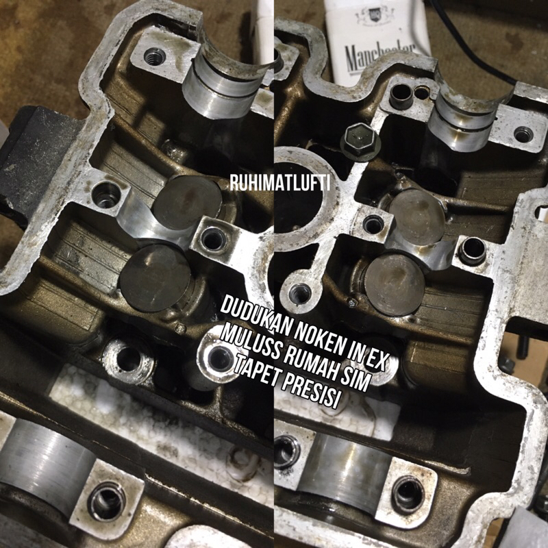 cylinder head fxr 150 set isi