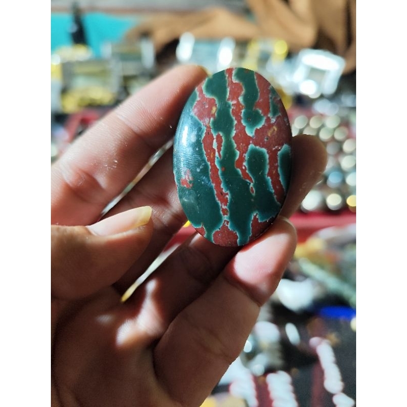 losstone batu akik nogosui / bloodstone klawing semi klasik