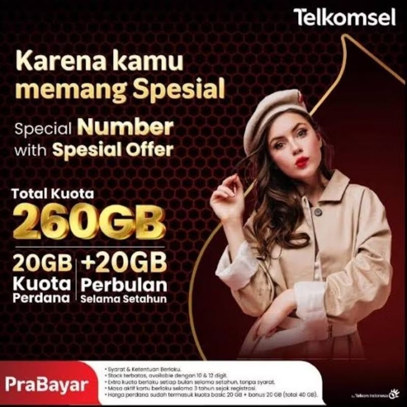 Nomor Cantik 10 Digit Telkomsel Seri 8000 | Glory Perdana