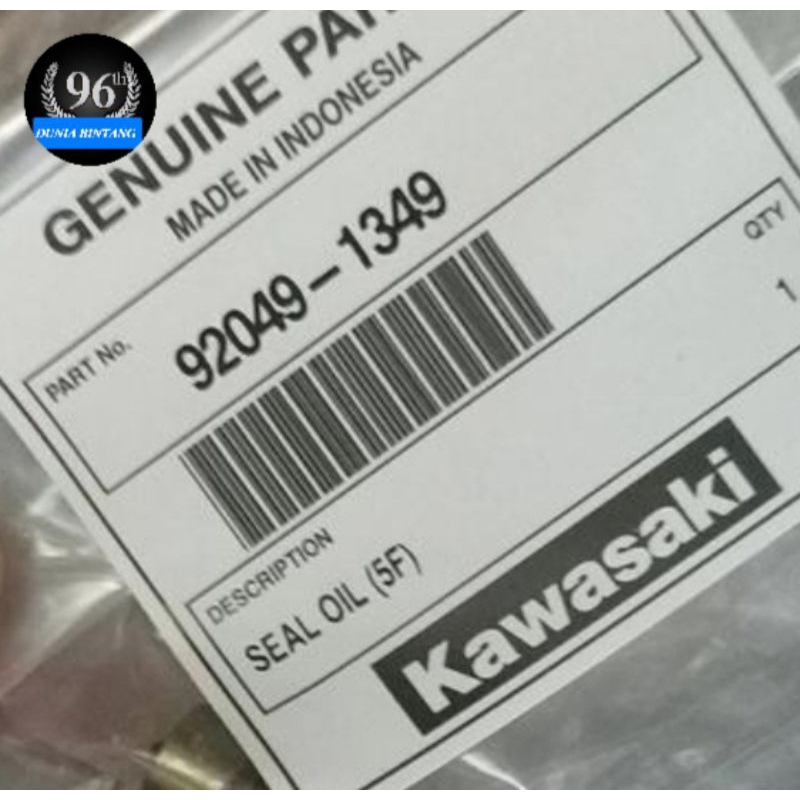 Seal Klep Ninja 250 Karbu Ninja 250 Fi Z250 Ninja 250 RR Mono 92049-1349 Original
