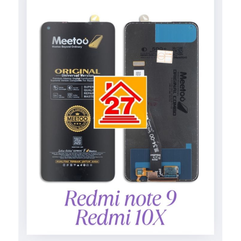 LCD redmi note 9 Meetoo original