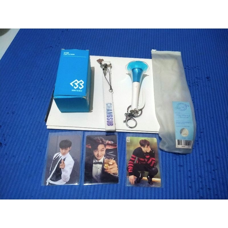 official lightstick melobong keyring merchandise btob this is us strap keyring changsub