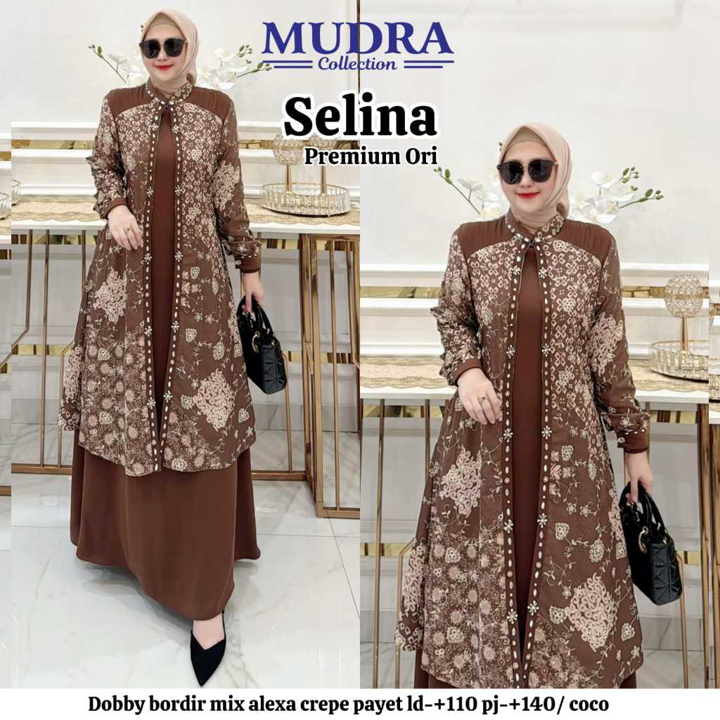 Gamis Mudra Collection / Gamis Terbaru / Gamis Wanita / Gamis Premium / Gamis Pesta / Gamis Mewah / 