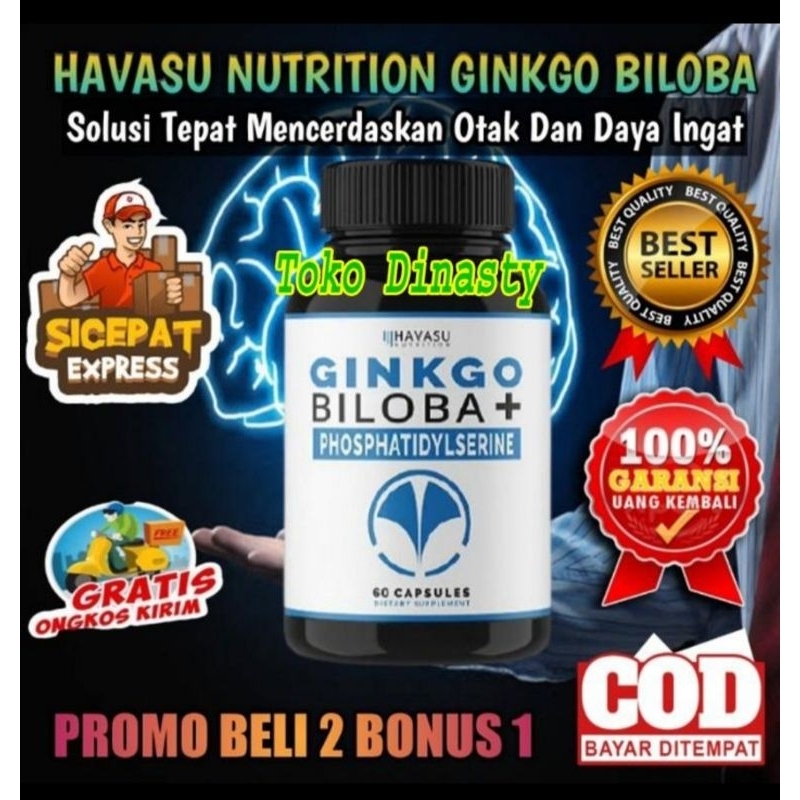 Suplemen Otak Cerdas Dewasa Dan Anak Ginkgo Biloba+Phosphatidylserine Original