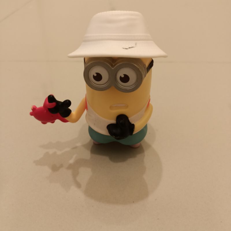 Mainan happy meal Mcdonalds Minions topi tas ransel