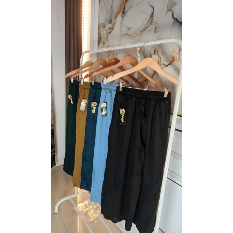 paket usaha celana kulot Rayon 270/10 pcs