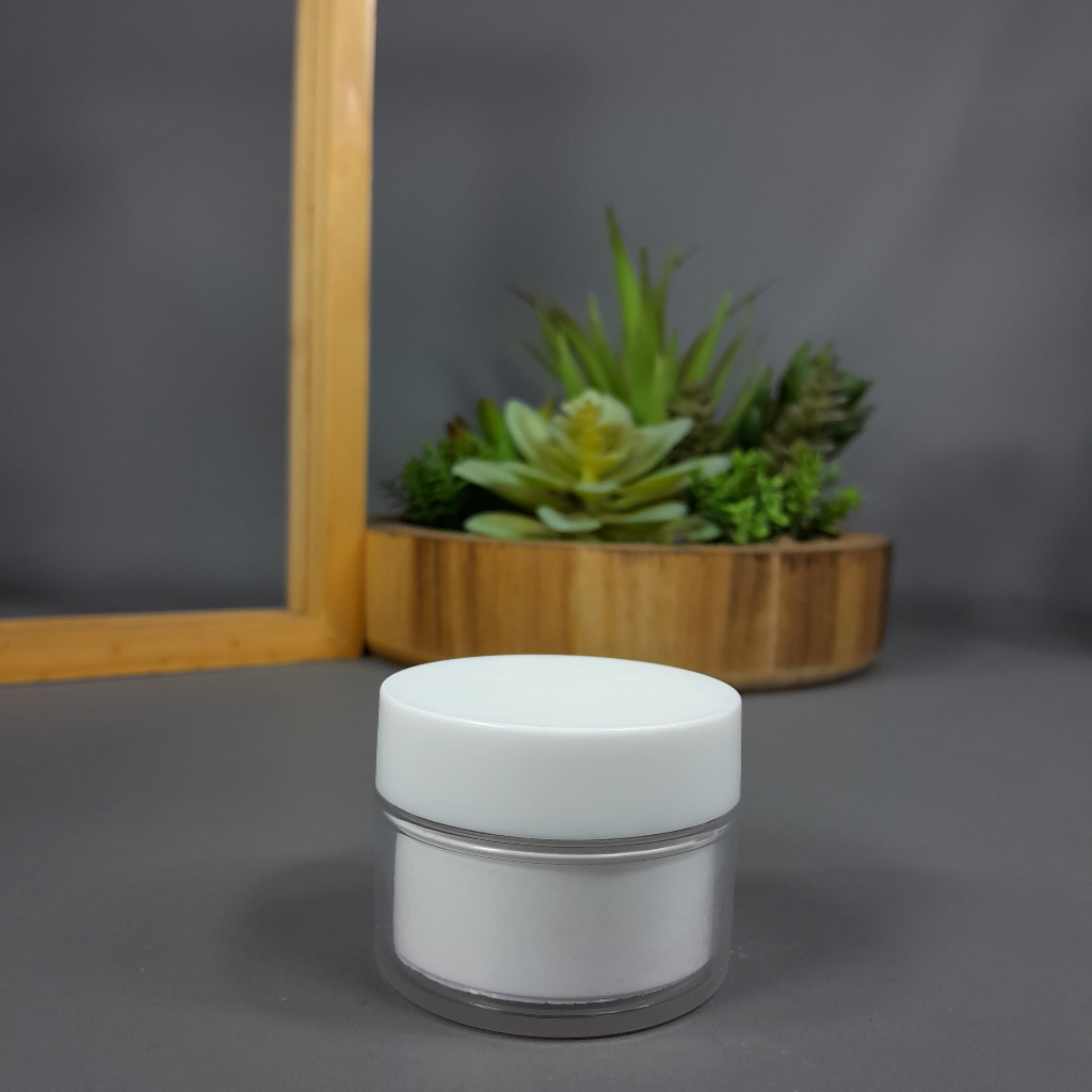 Pot PS PP 12,5 GR Putih Transparan - Set Spatula / Pot Cream Spatula 12,5 GR