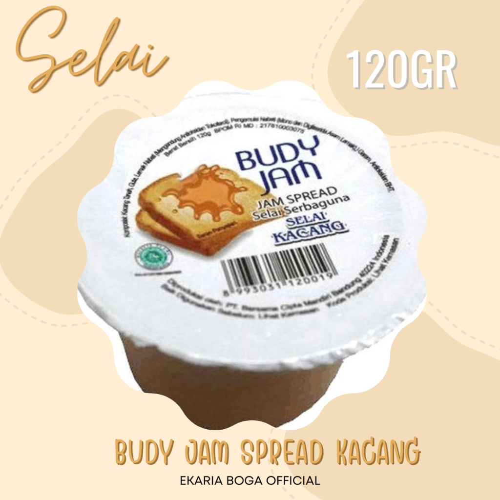 

SELAI | SELAI | BUDY JAM SPREAD KACANG 120 GR