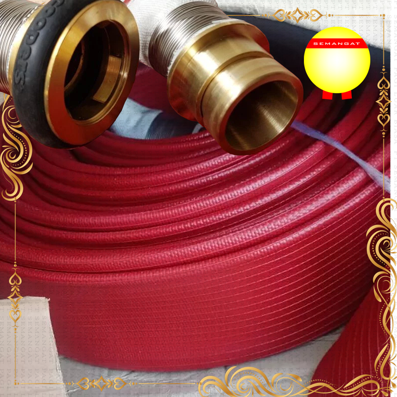 Fire Hose Rubber 2,5" x 30 Meter (Selang Pemadam Api dari Rubber) 2,5 Inch 2,5 inci