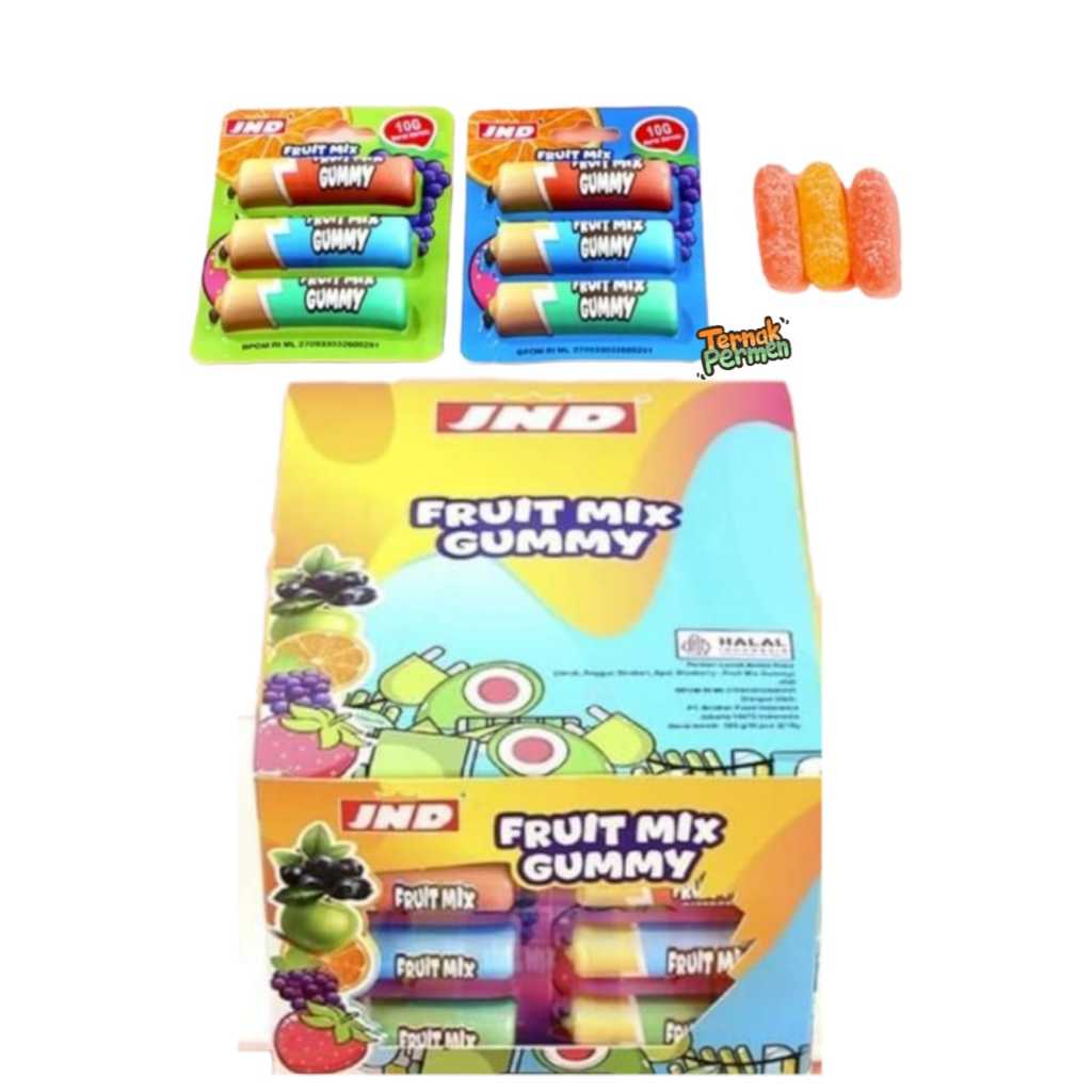 

FRUIT MIX GUMMY BATRE ISI 30 PCS