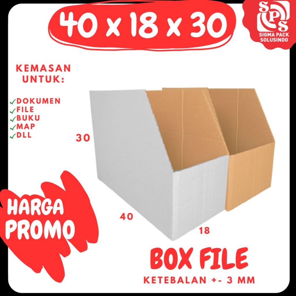 

Box File 40x18x30 Bondex Map Folder Map Bindex Partisi Box Bin Arsip Storage Box Bin Box Folder