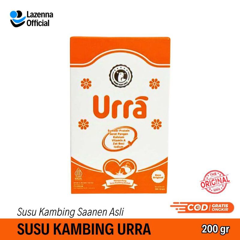 

URRA - Susu Kambing Saneen Penambah Berat Badan Untuk Tulang & Gigi Sehat 200gr