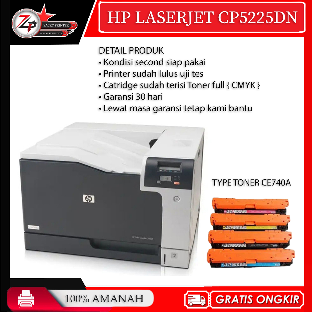 Printer Color hp laserjet Cp5225 CP5225dn Murah