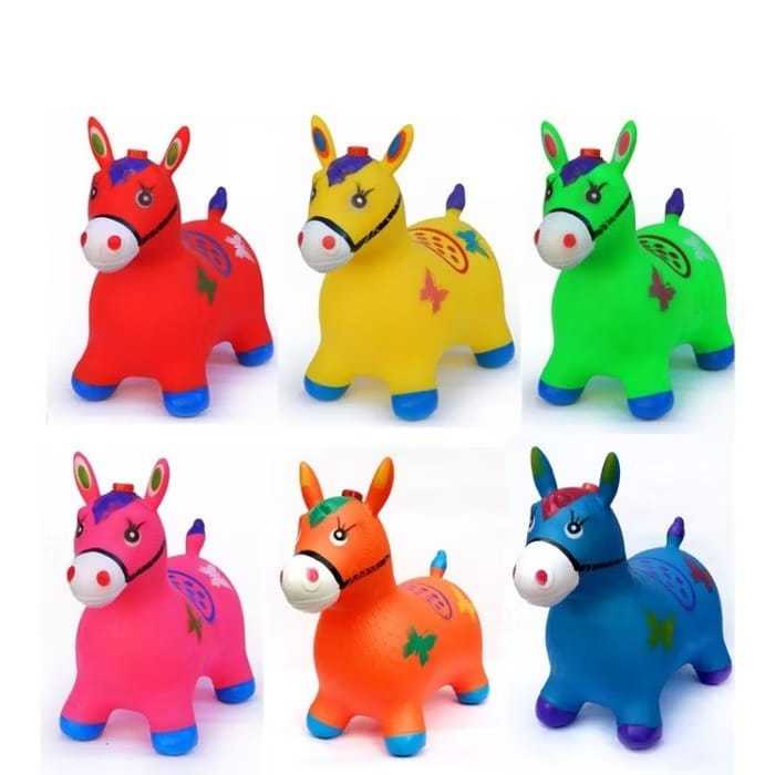 Jumping animal / Animal Duduk Motif Kuda / Mainan Anak / animal jumping